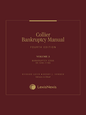 cover image of Collier Bankruptcy Manual